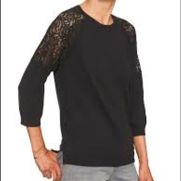 Banana Republic Factory Sweaters - Banana Republic Factory lace shoulder sweater